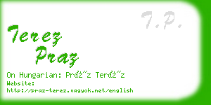 terez praz business card